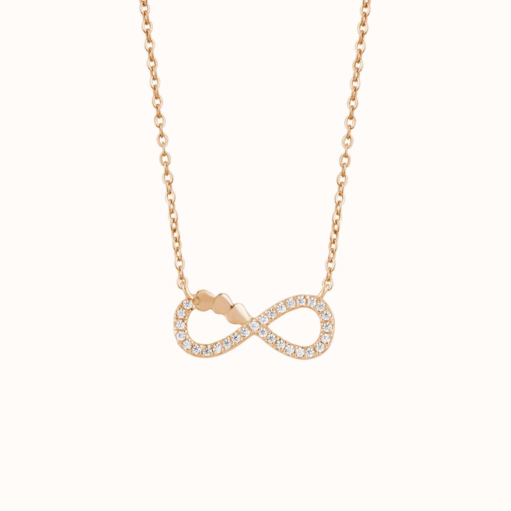 Infinity Heart Necklace : KNC0040