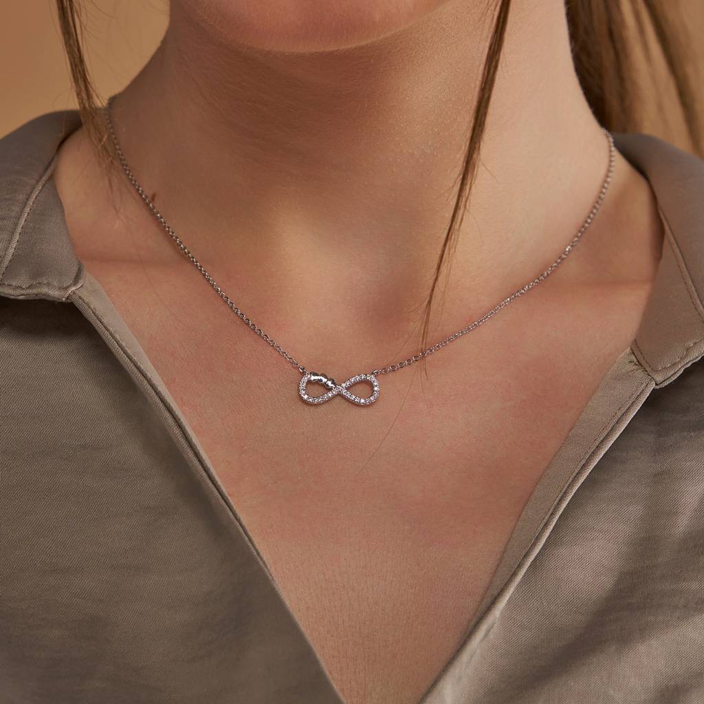 Infinity Heart Necklace : KNC0040
