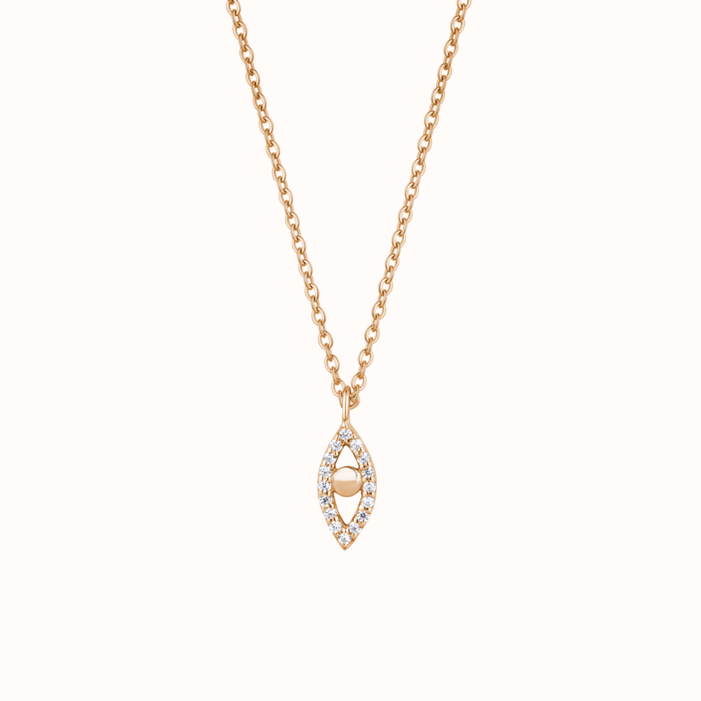 Glamorous Diamond Eye Pendant : KNC0042