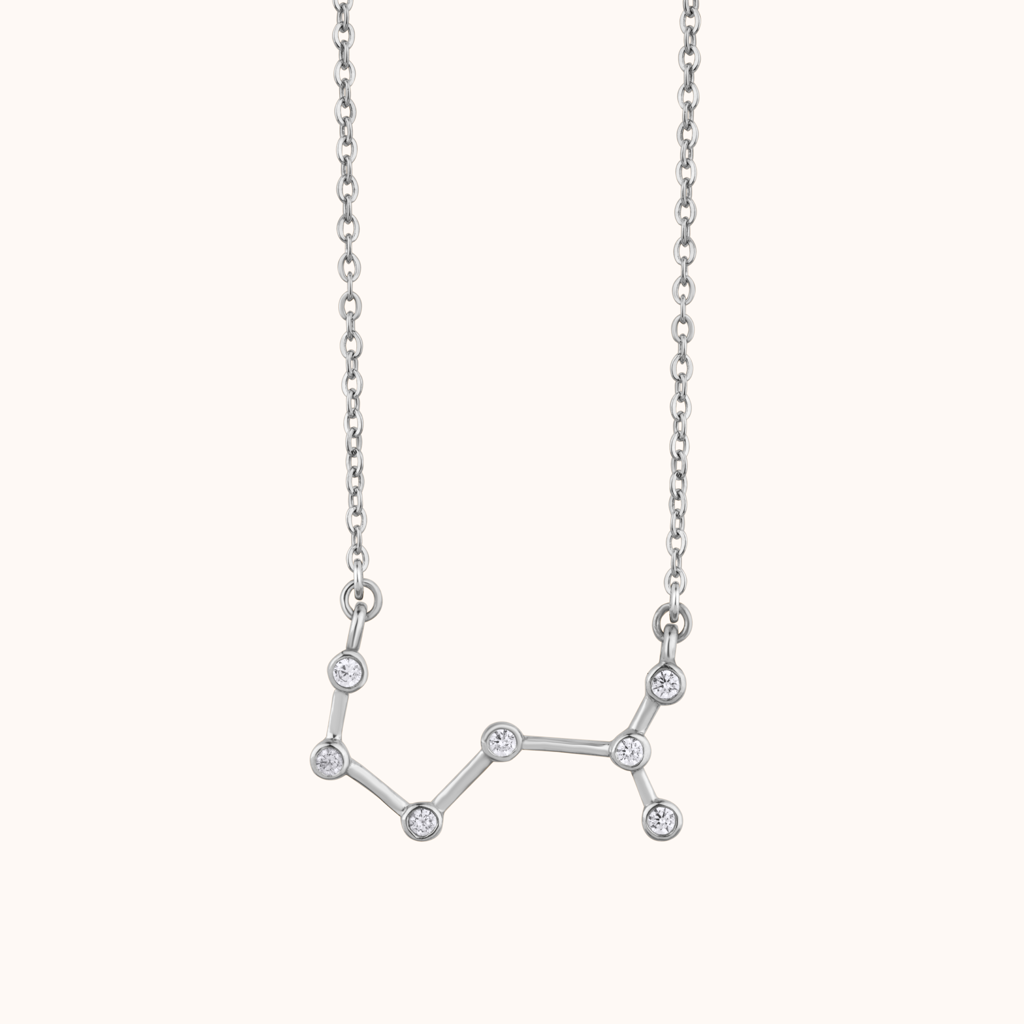 Stylish Virgo Constellation Necklace : KNC0055-RG