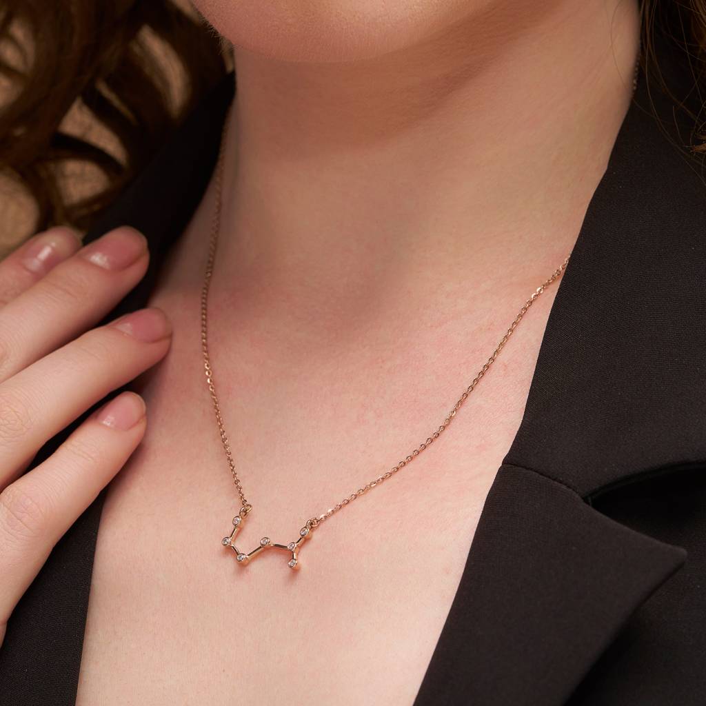 Stylish Virgo Constellation Necklace : KNC0055