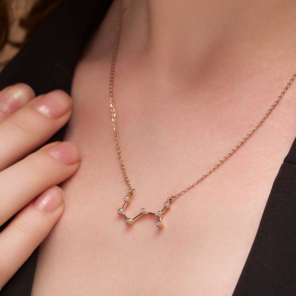 Stylish Virgo Constellation Necklace : KNC0055