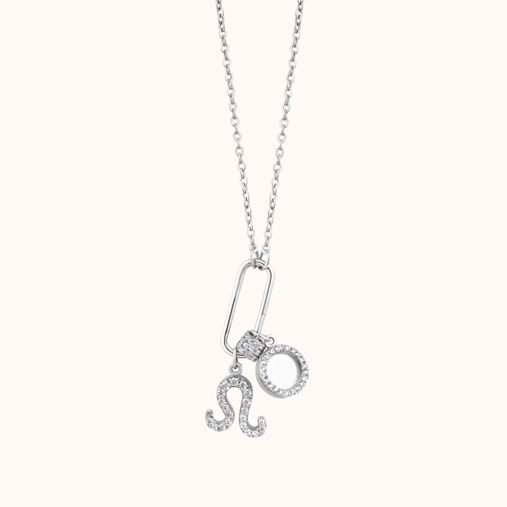 Elegant Crystal Necklace : KNC0060-RG