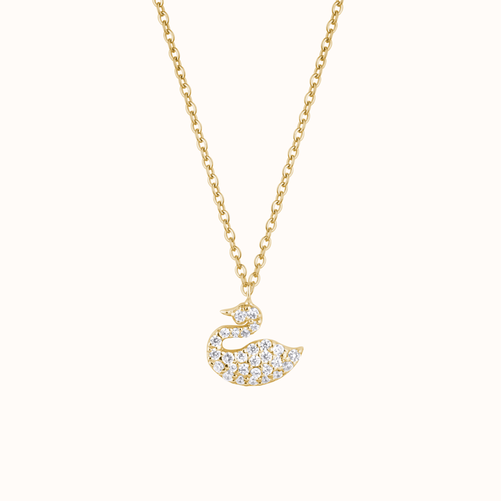 Dazzling Duck Style Necklace : KNC0070