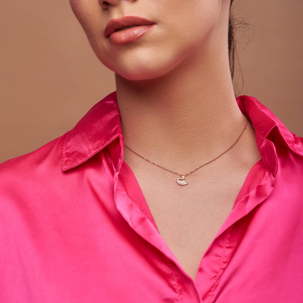 Dazzling Duck Style Necklace : KNC0070