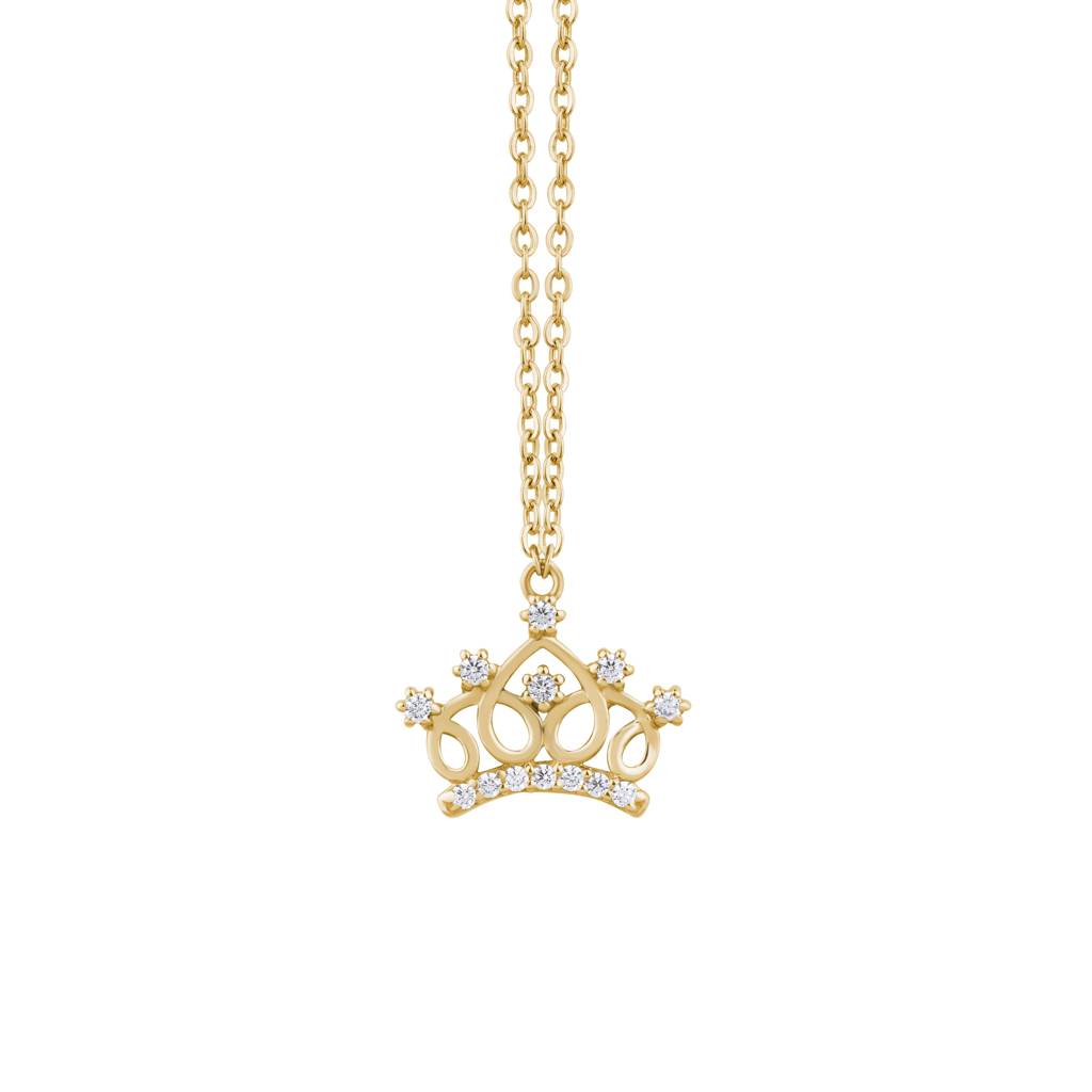 Crown Style Pendant Necklace : KNP0007