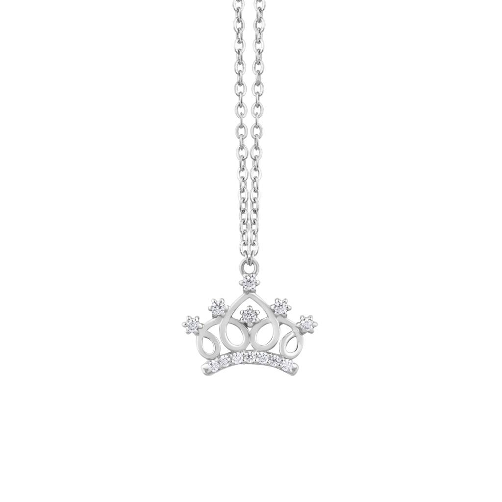 Crown Style Pendant Necklace : KNP0007