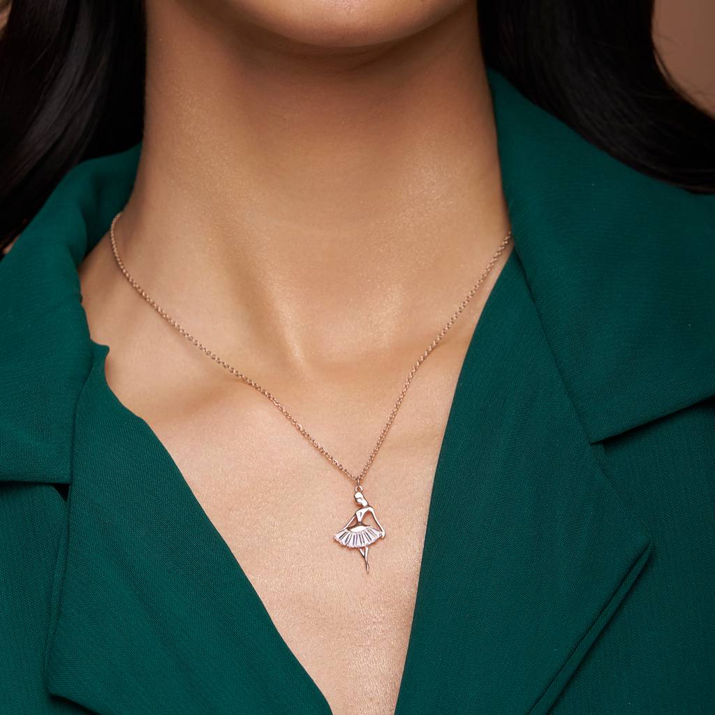 Dancing Ballerina Necklace : KNP0032