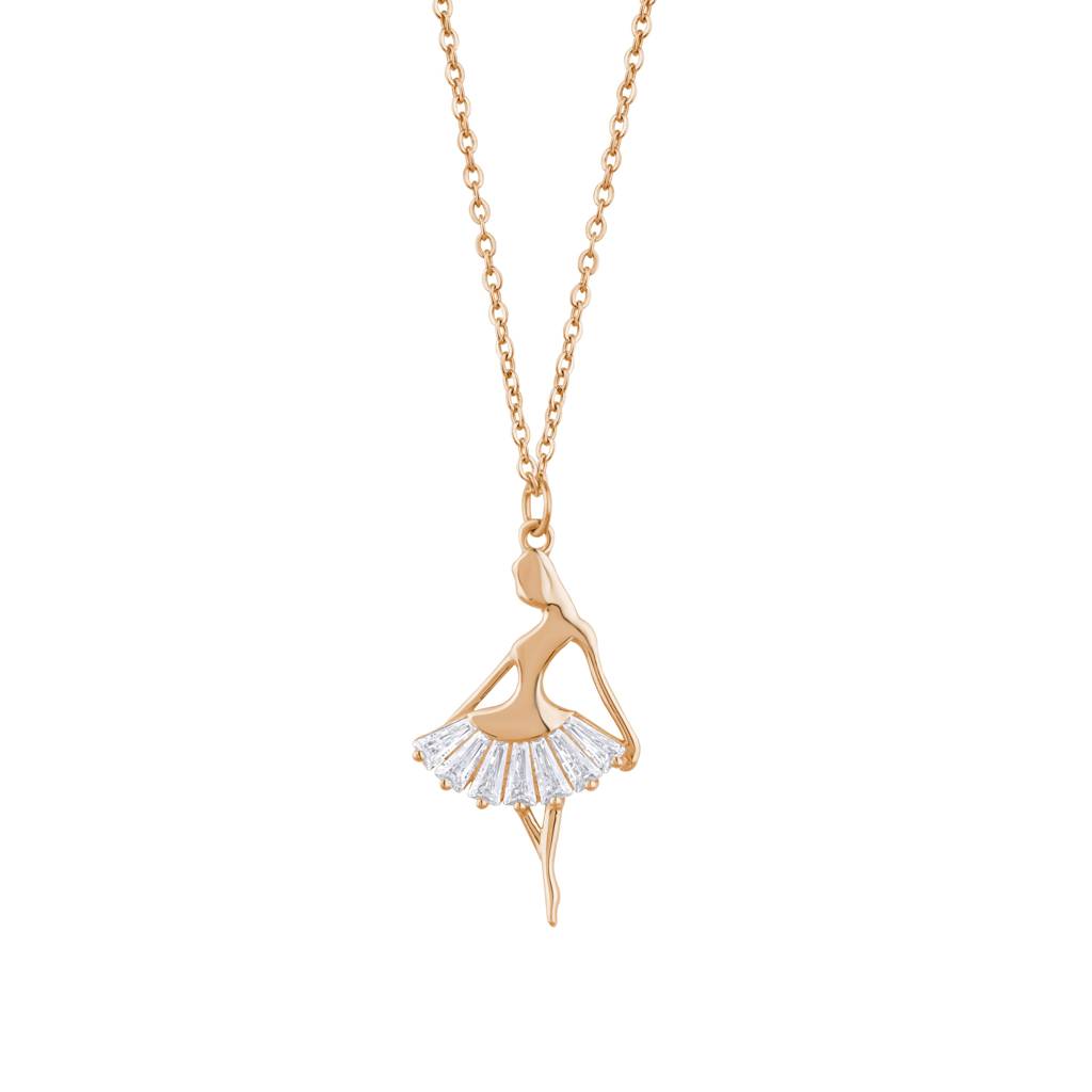 Dancing Ballerina Necklace : KNP0032