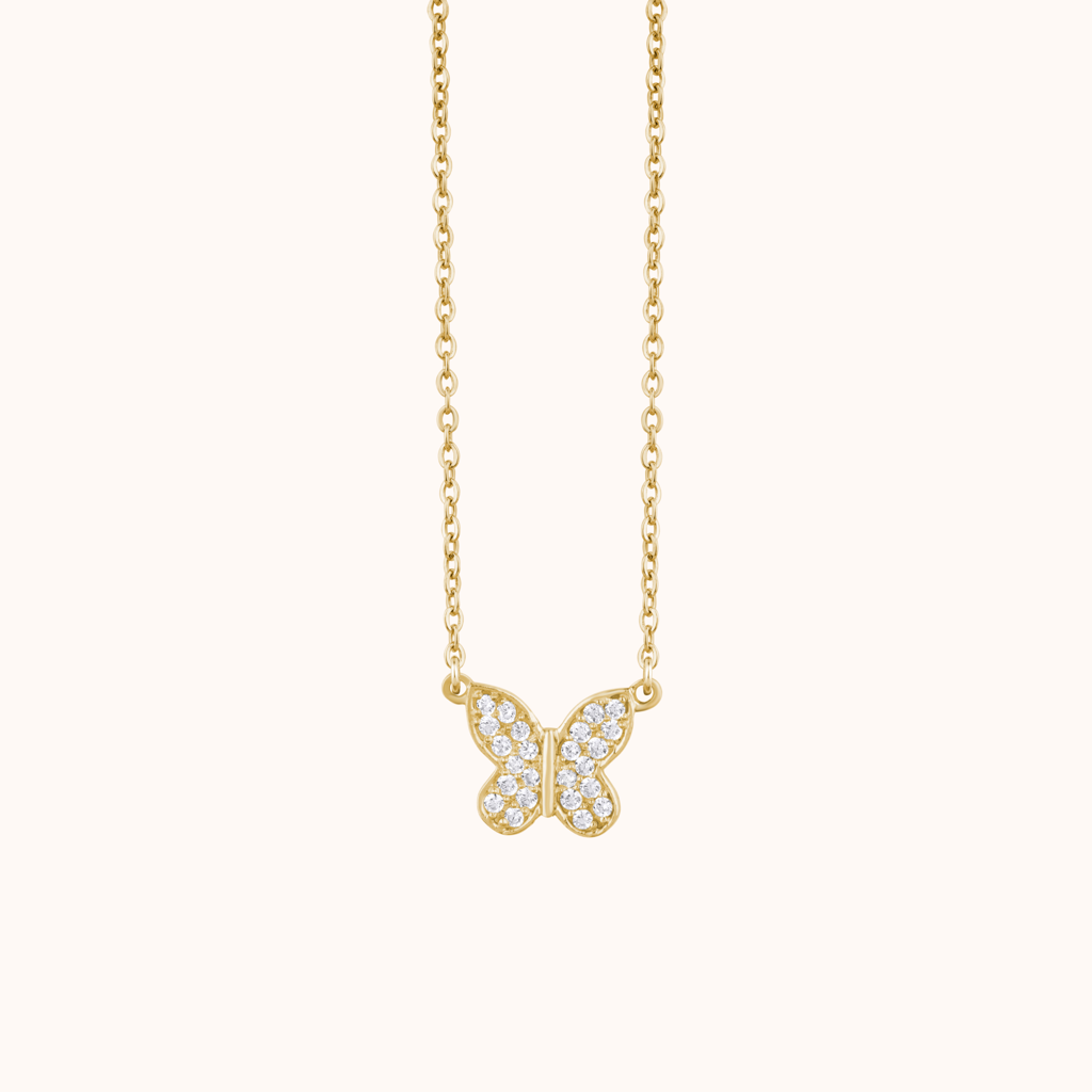 Dazzling Butterfly Necklace : KNP0043