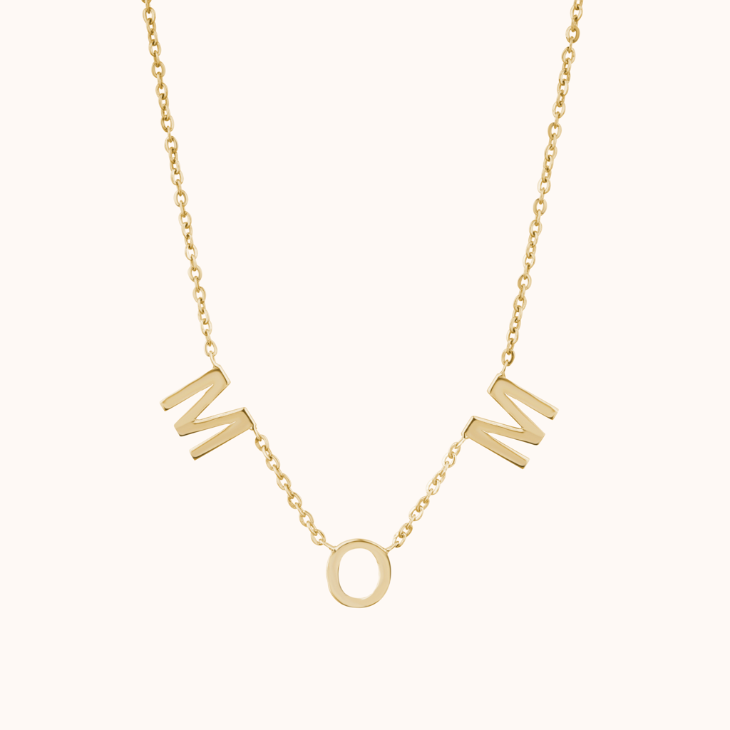 Customizable 'Mom' Necklace : KNPR0003