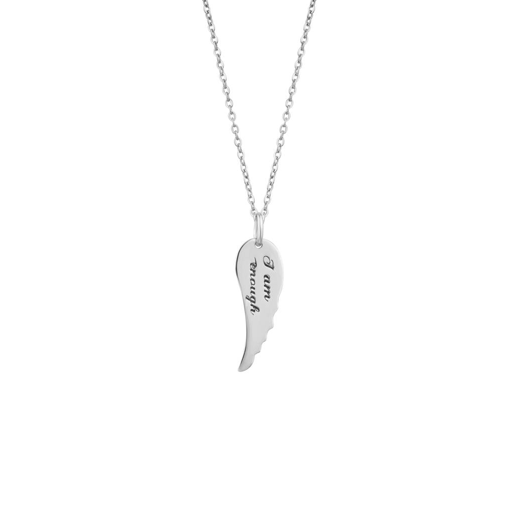 Graceful Leaf Personalized Necklace : KNPR0013