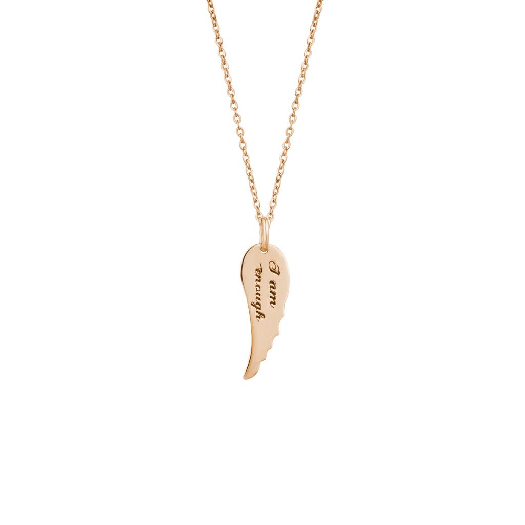Graceful Leaf Personalized Necklace : KNPR0013