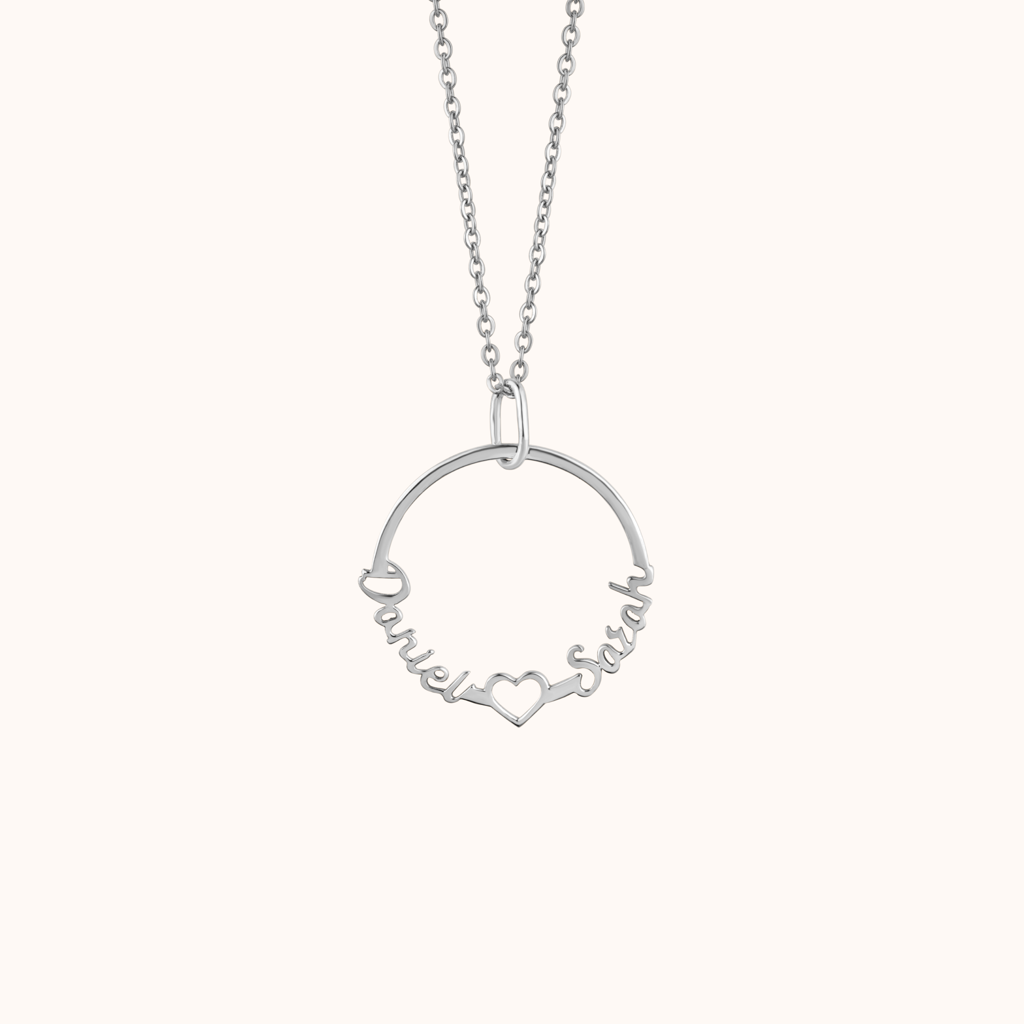 Name Necklace For Couples : KNPR0020