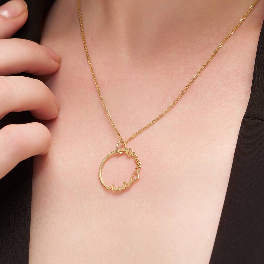 Name Necklace For Couples : KNPR0020