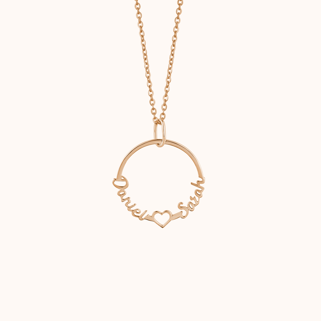 Name Necklace For Couples : KNPR0020