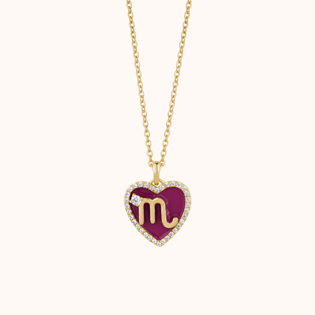 Custom Enamel Silver Necklace : KNPR0025