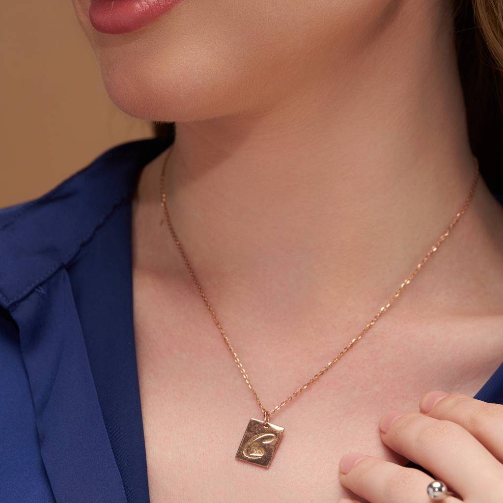 Personalized Pendant Necklace : KNPR0053