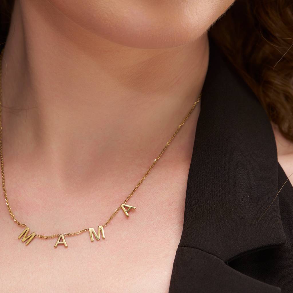 Silver Mama Necklace : KNPR0069