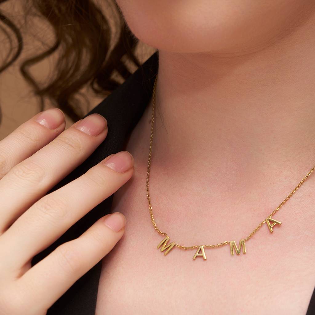 Silver Mama Necklace : KNPR0069