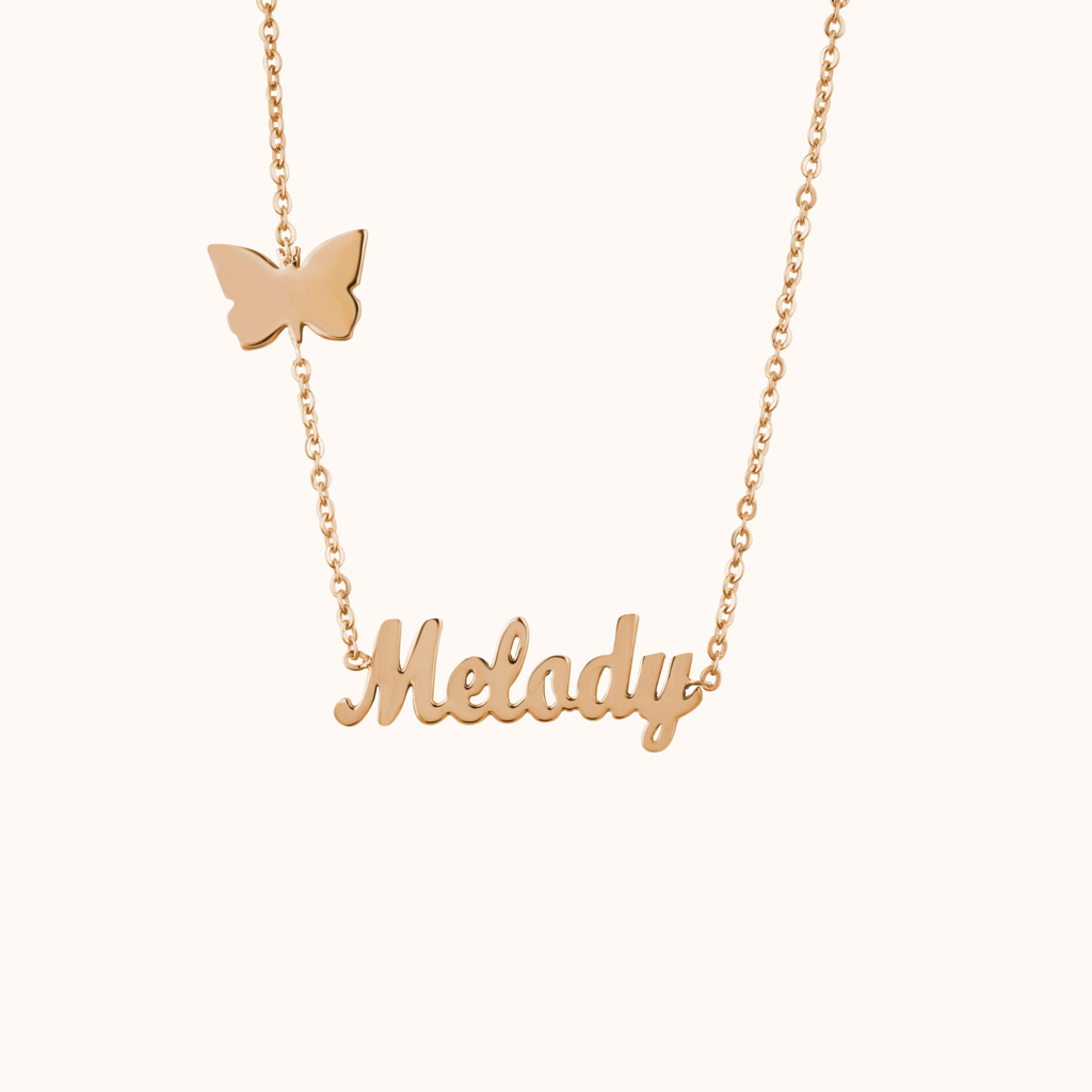 Customize Name Silver Necklace : KNPR0076