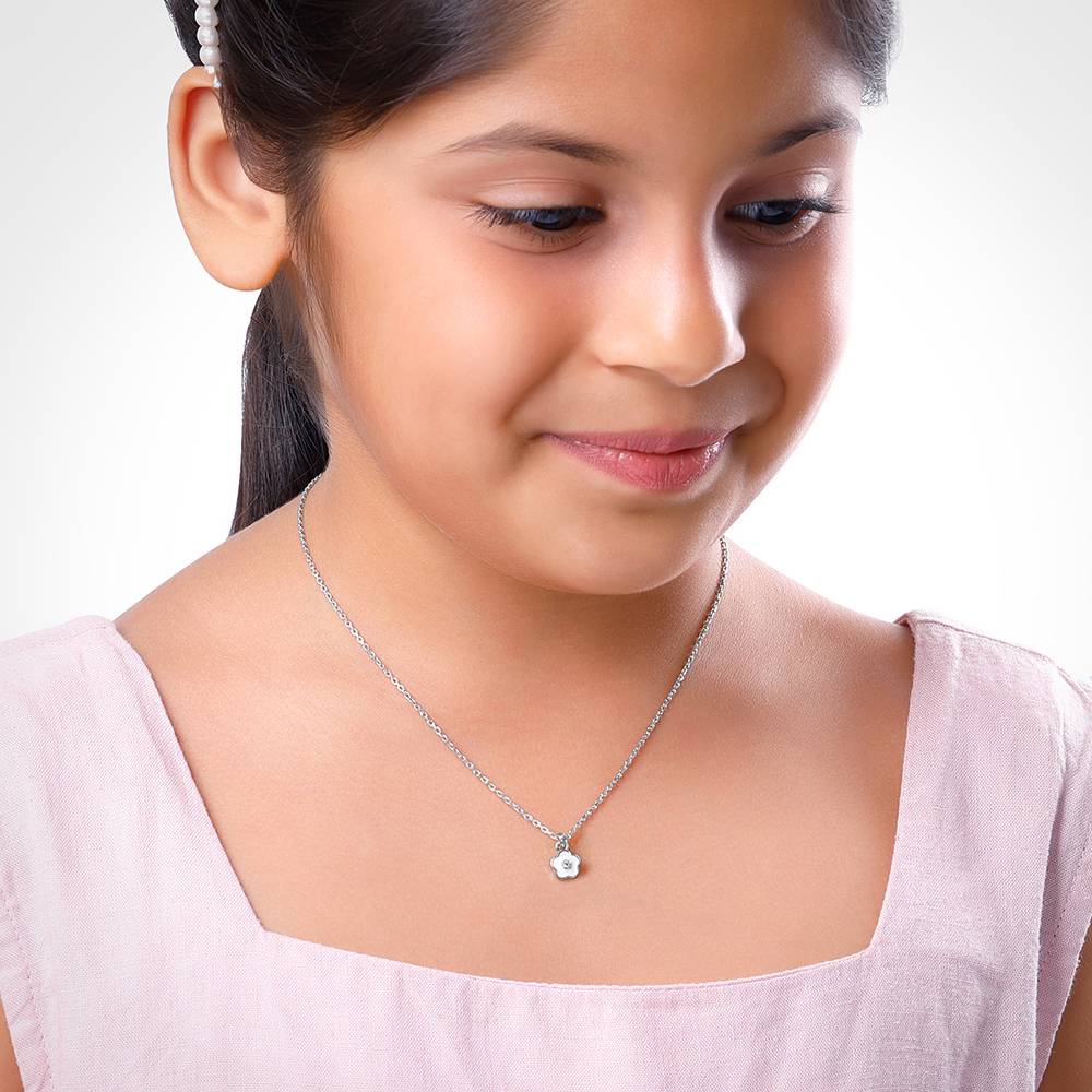 Snow Pixie Kids Pendant With Link Chain : KPD015