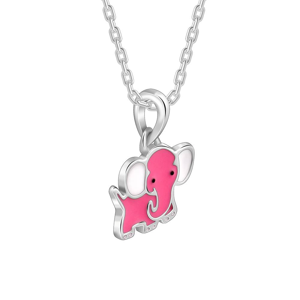 Baby Elephant Kids Pendant With Link Chain : KPD018