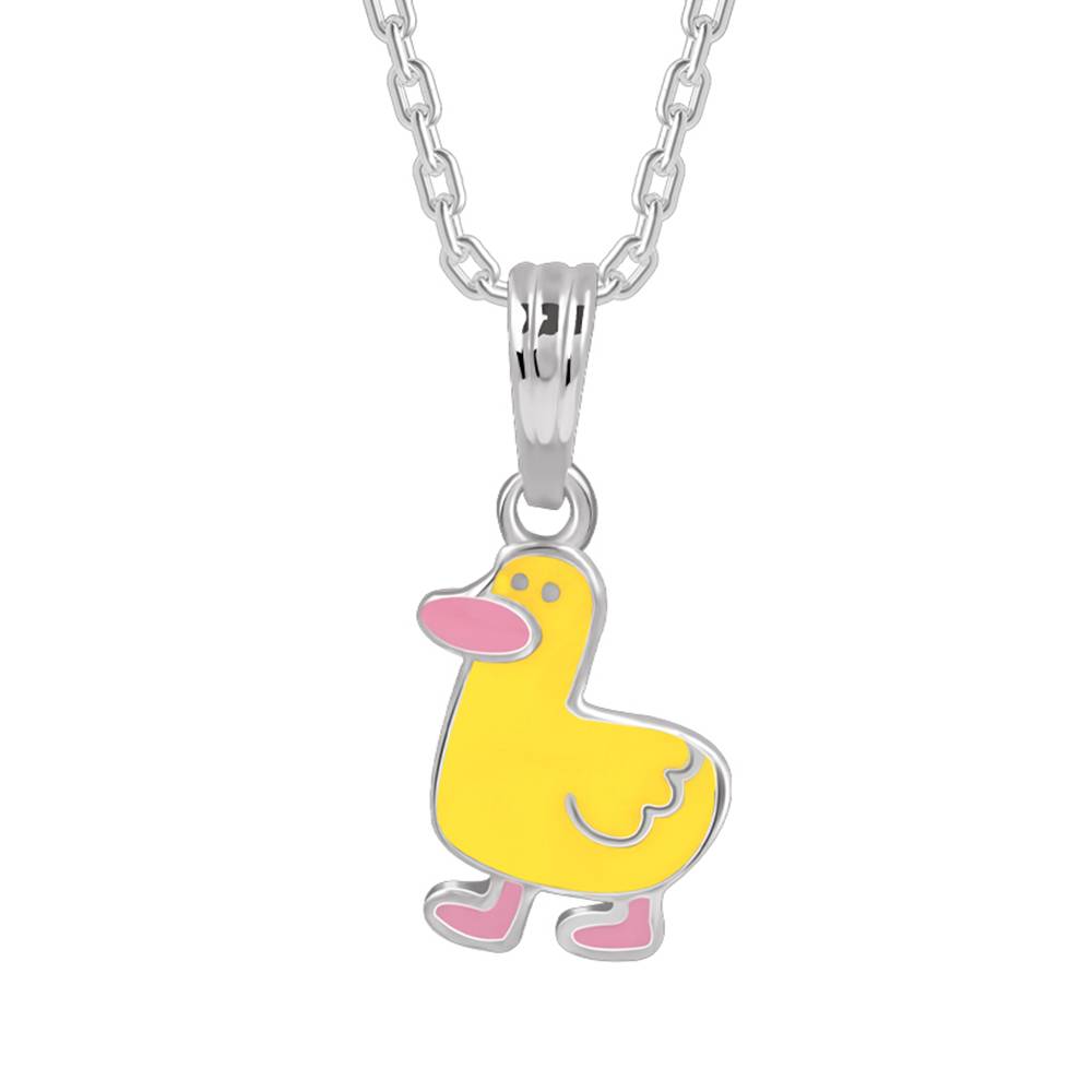 Duckling Kids Pendant With Link Chain : KPD01