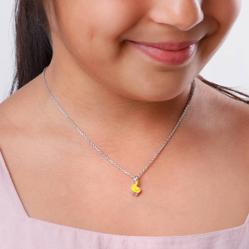 Duckling Kids Pendant With Link Chain : KPD01