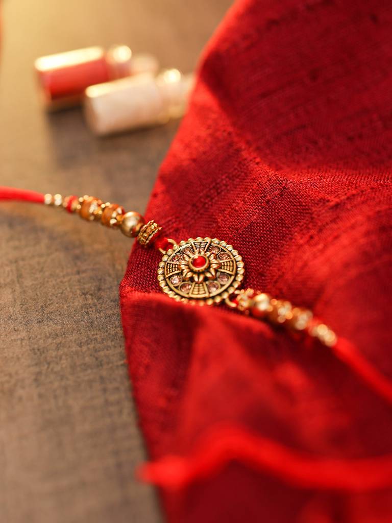 Eternz Certified Jewellery - Kraft Smiths Antique Toned Rakhi