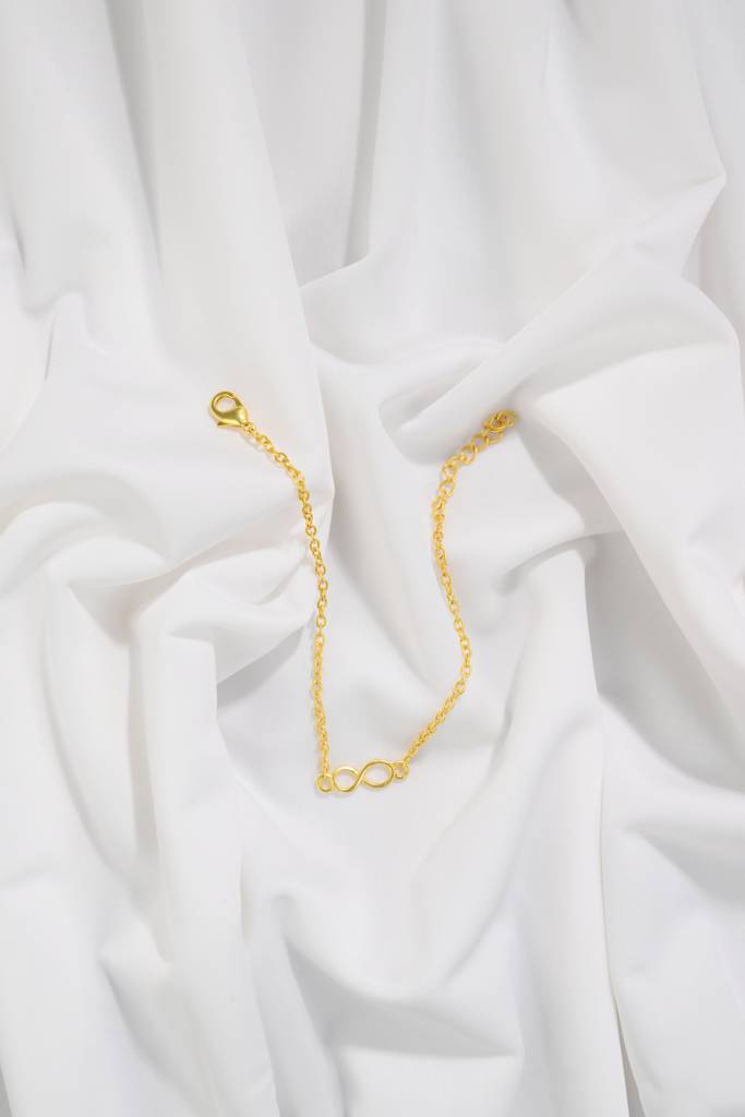 22kt Gold Plated Classic Infinity Bracelet