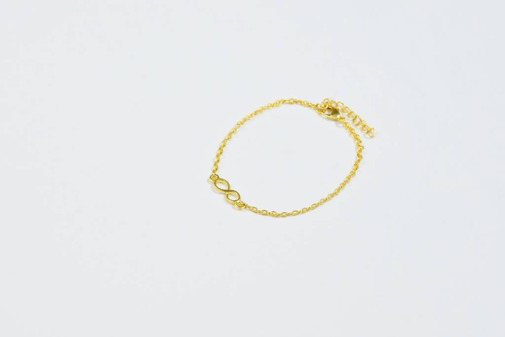 22kt Gold Plated Classic Infinity Bracelet