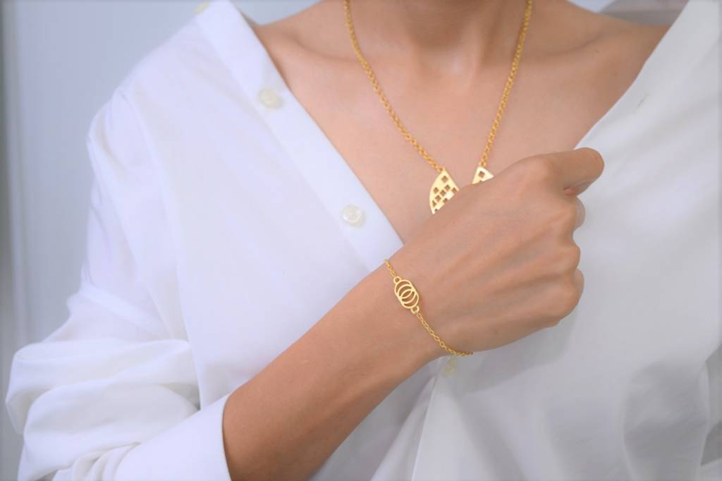 22kt Gold Plated Classic Karma Bracelet
