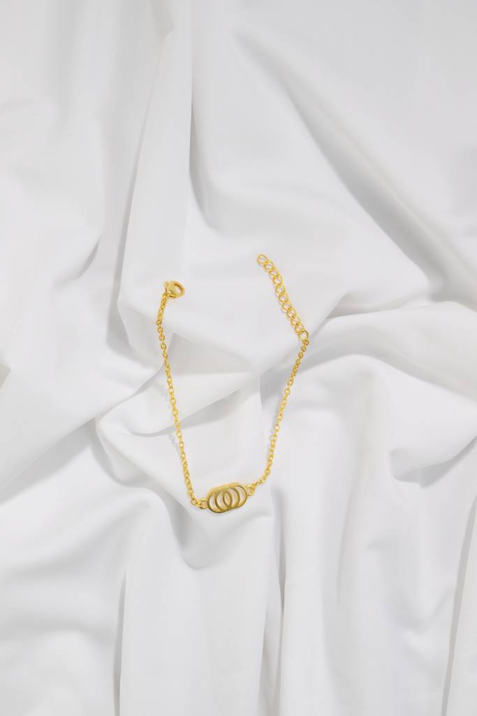 22kt Gold Plated Classic Karma Bracelet