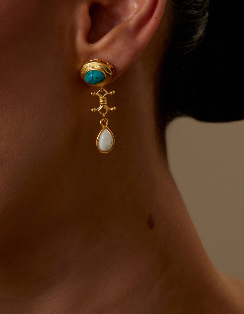 22Kt Gold Plated Nautical Earring : KV_Nautical_Earrings