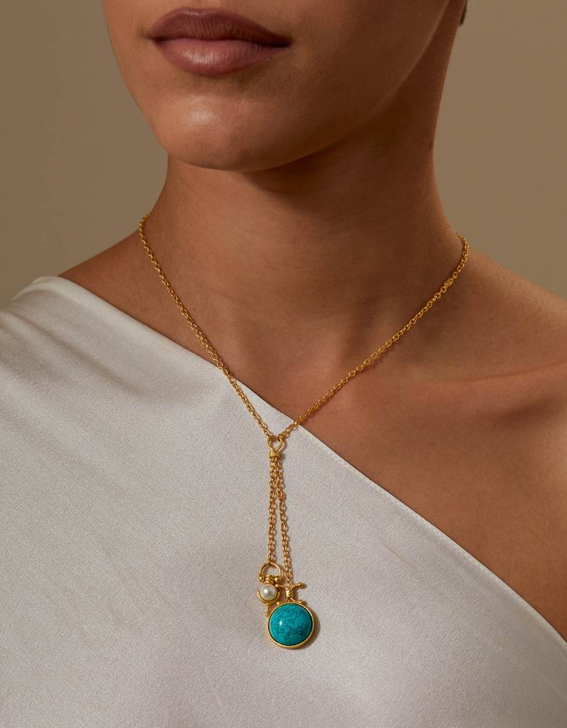 22Kt Gold Plated Nautical Necklace : KV_Nautical_Necklace