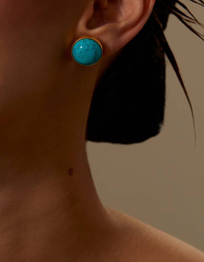 22Kt Gold Plated Nautical Stud : KV_Nautical_Stud