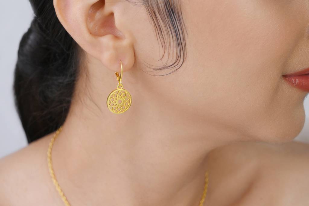 22Kt Gold Plated Nirvana Earrings