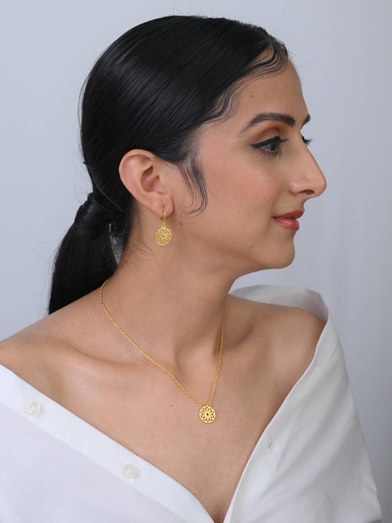 22Kt Gold Plated Nirvana Earrings