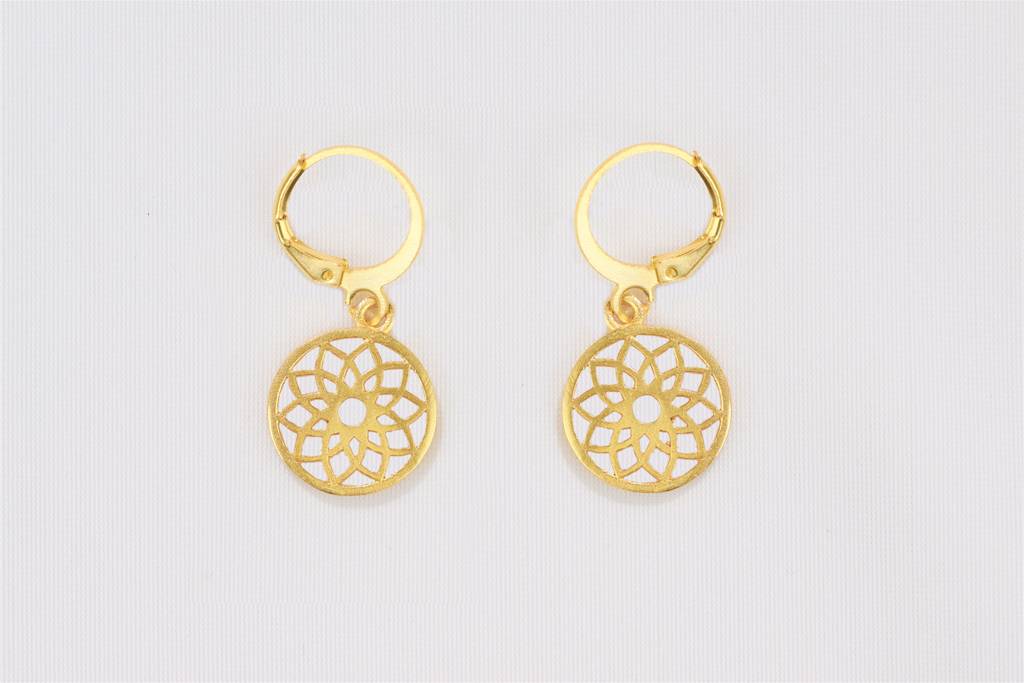 22Kt Gold Plated Nirvana Earrings