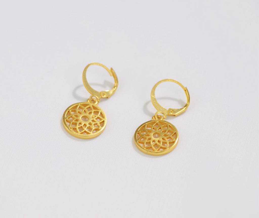 22Kt Gold Plated Nirvana Earrings