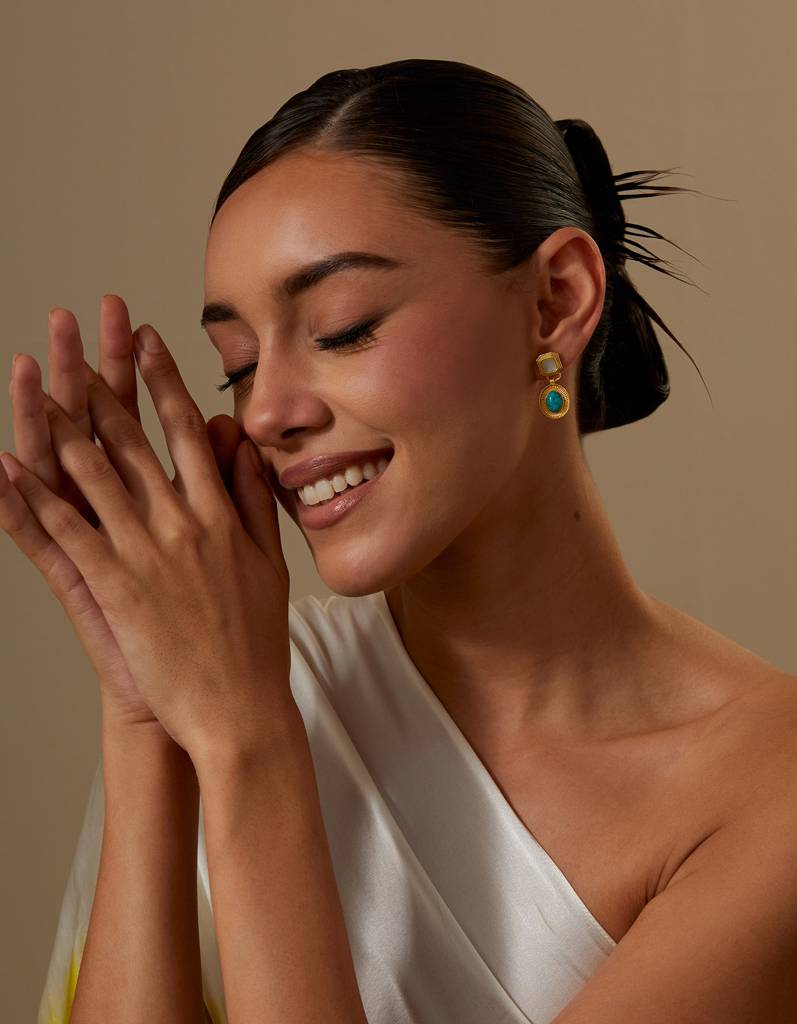 22Kt Gold Plated Oceanbreeze Earring : KV_Oceanbreeze_Earring