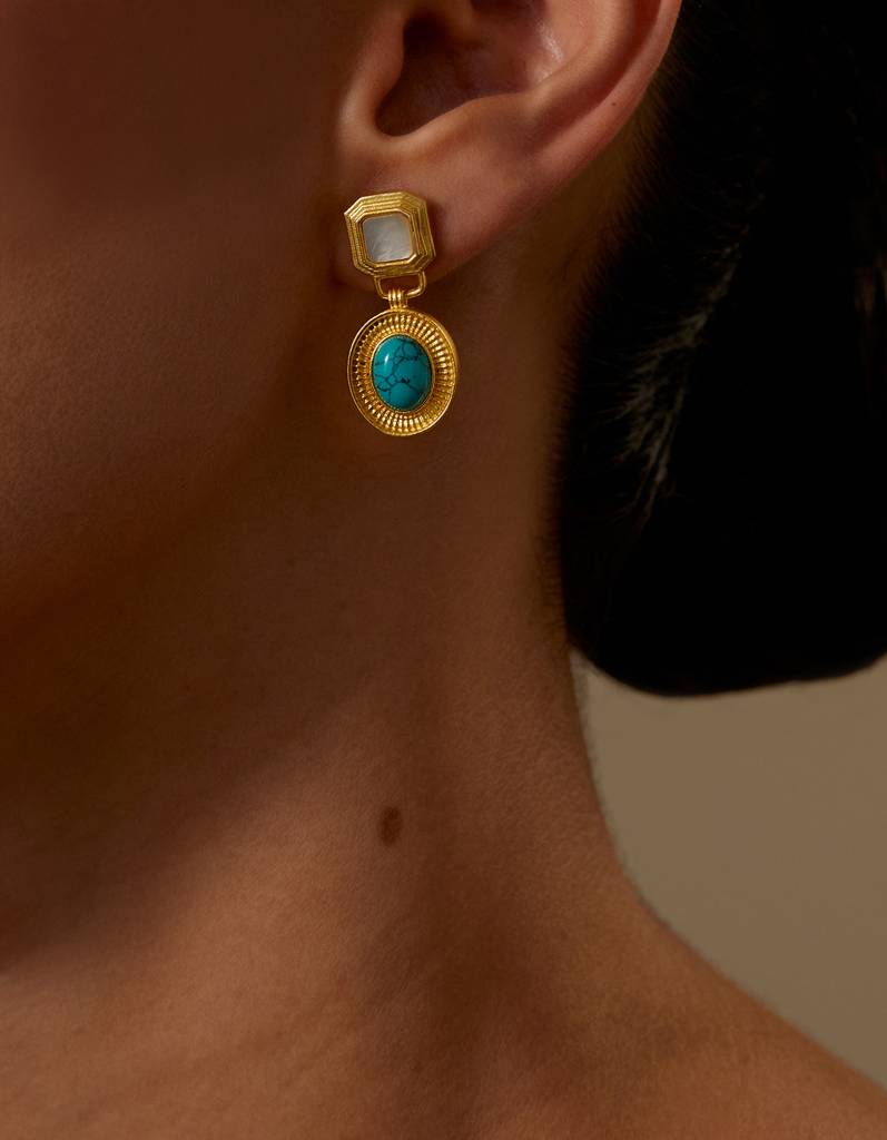 22Kt Gold Plated Oceanbreeze Earring : KV_Oceanbreeze_Earring
