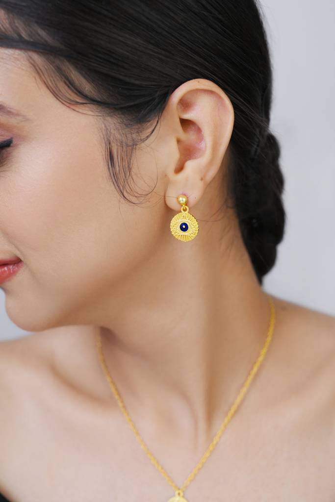 22kt Gold Plated Protect Earrings
