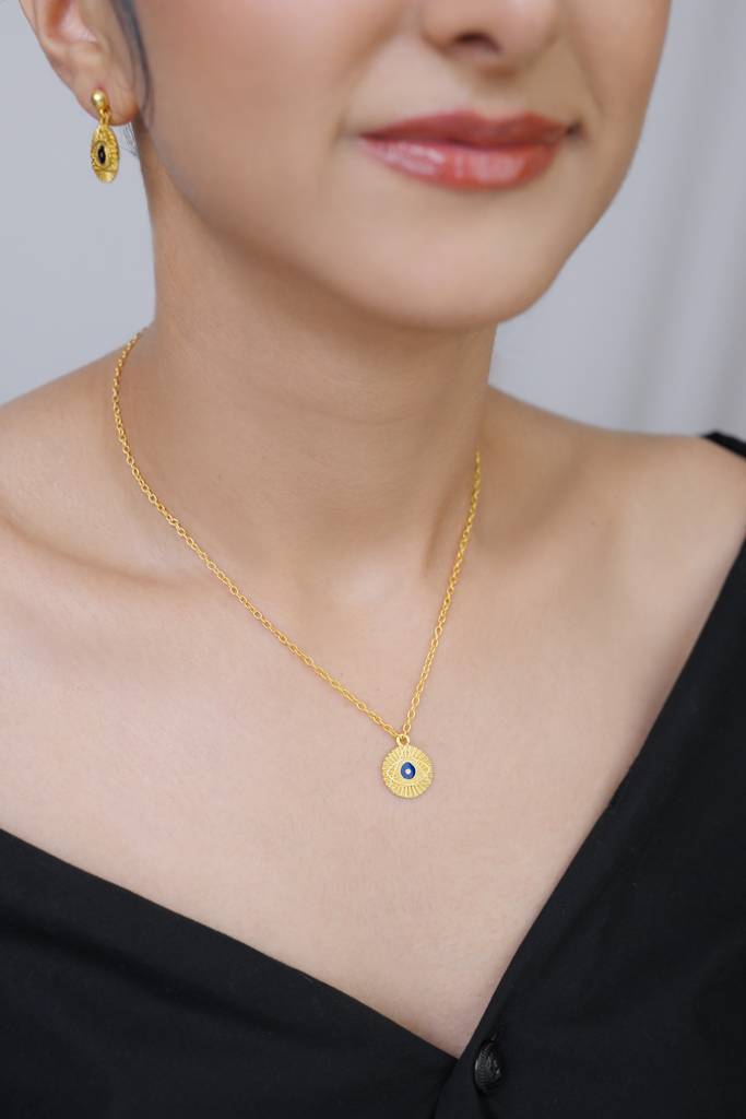 22kt Gold Plated Protect Necklace