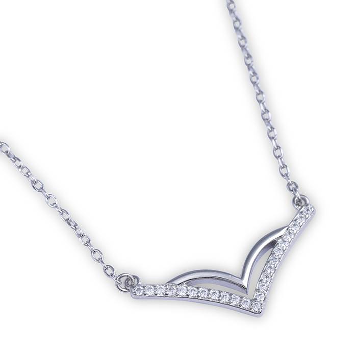 Sleek Elegance V Neckline Chain Locket : LCL9