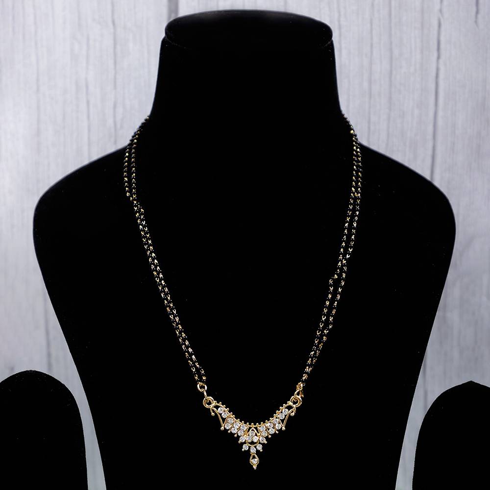 Metal Mangalsutra | Indian Fashion Jewelry : LDA927