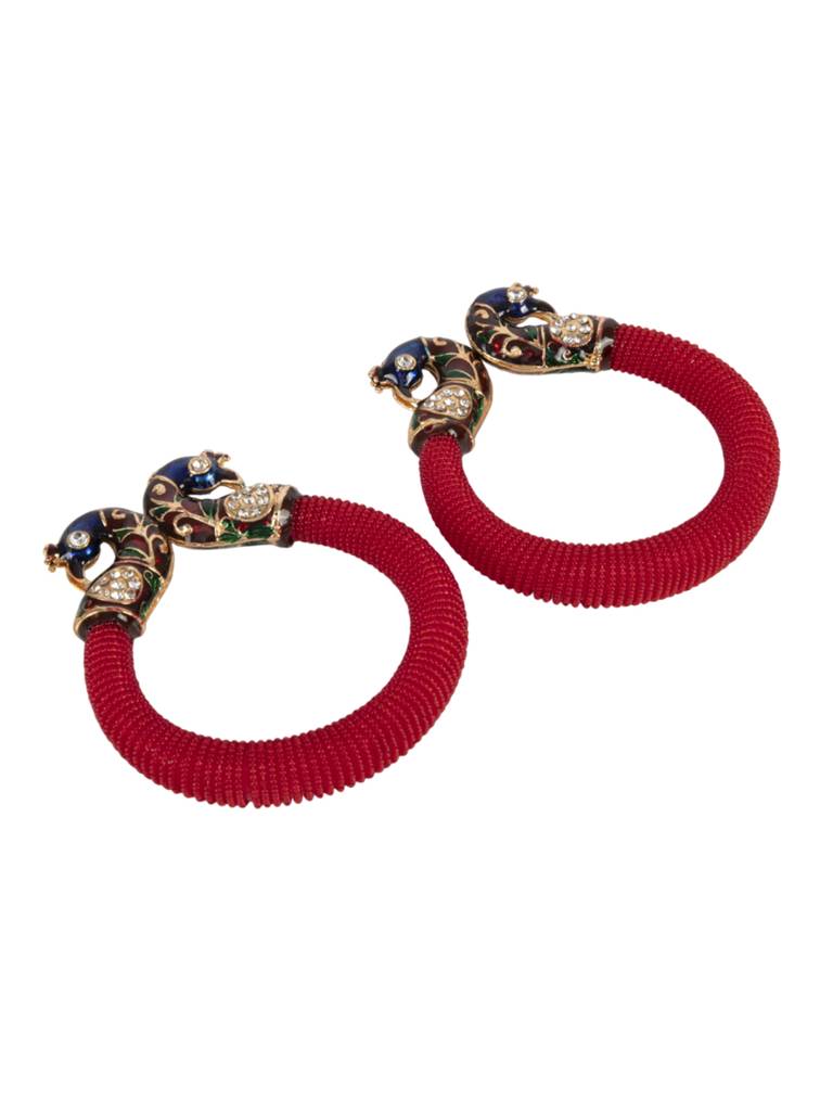 Firoza Meenakari Leher Bangles : LEHERBAN1596