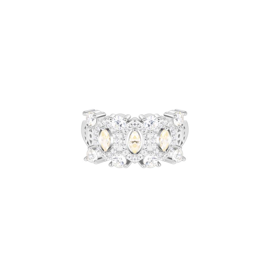 Regal Yellow Stone Ring In Silver Color : LGLR1475