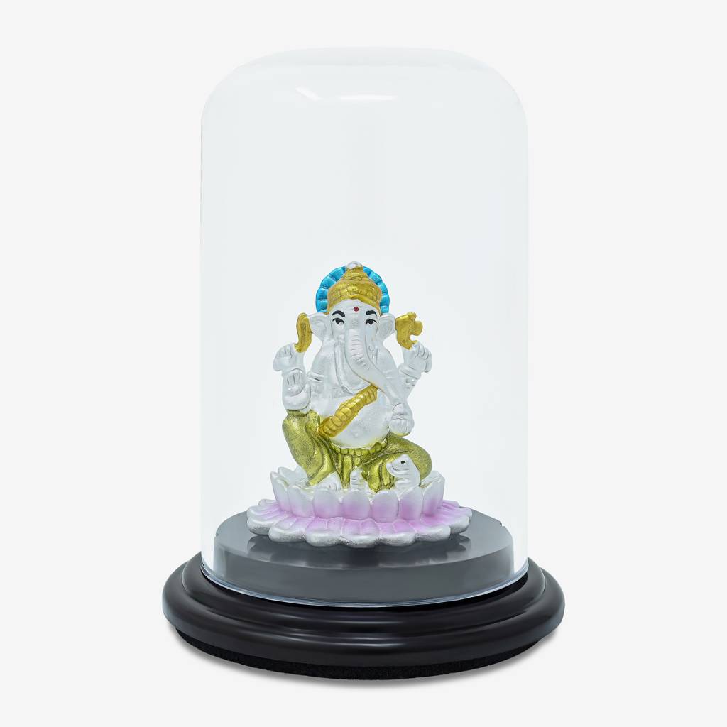 Touch925 999 Silver Vighnaharta Divine Aura Idol : LI12